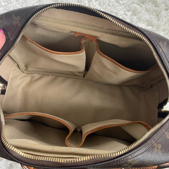 Louis Vuitton Brown Monogram Deauville Bag - Picture 9 of 16